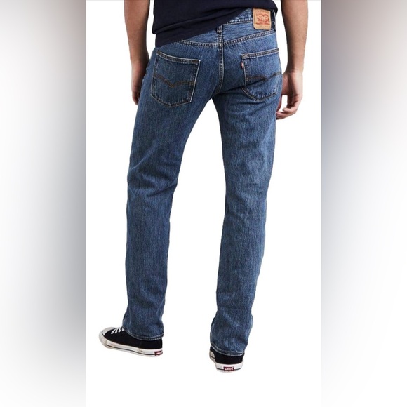 Levi’s 501 Original Fit Button Fly Jeans in Medium Stonewash 34X34 - Picture 2 of 16